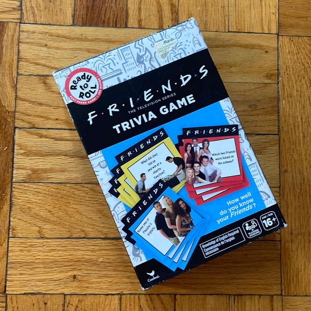 Friends tv show trivia game
